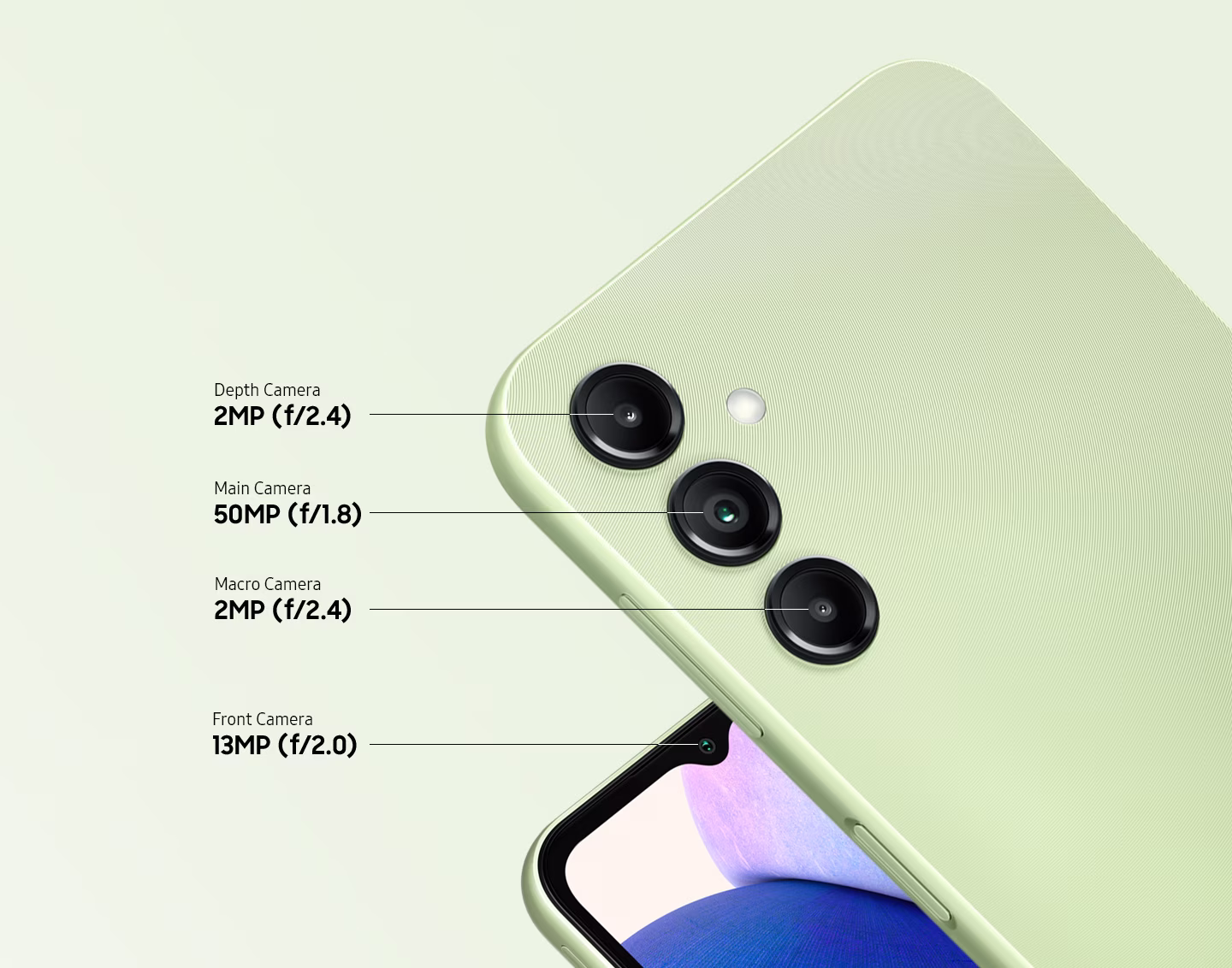 samsung a14 4 camere foto