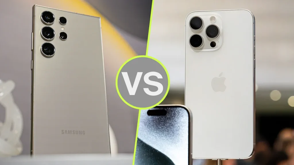 Review iphone 15 pro max vs samsung s24 plus