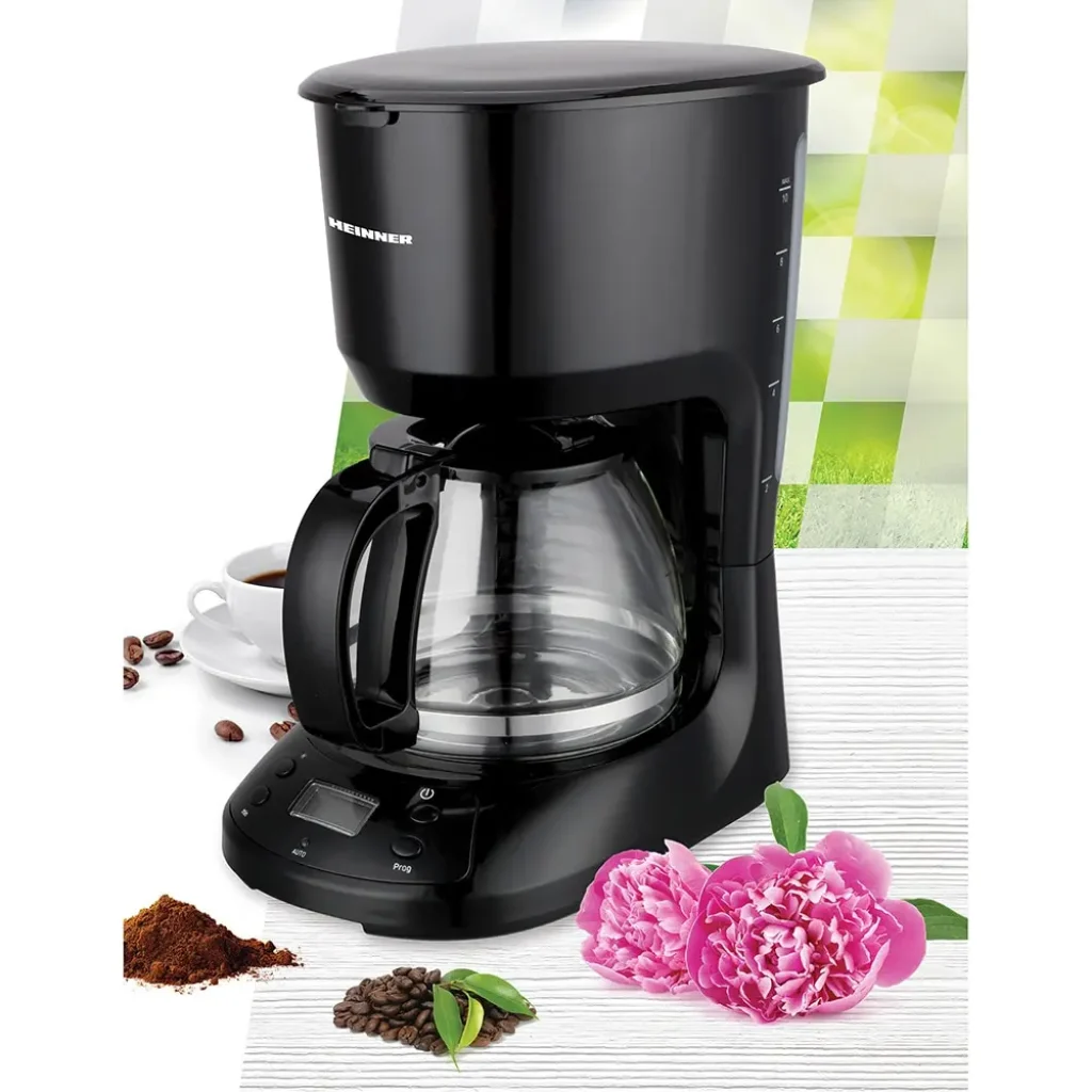 Cafetiera digitala Heinner Black
