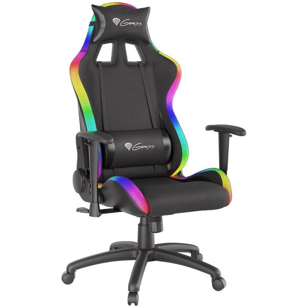 Scaun gaming reglabil cu RGB Genesis Trit 500