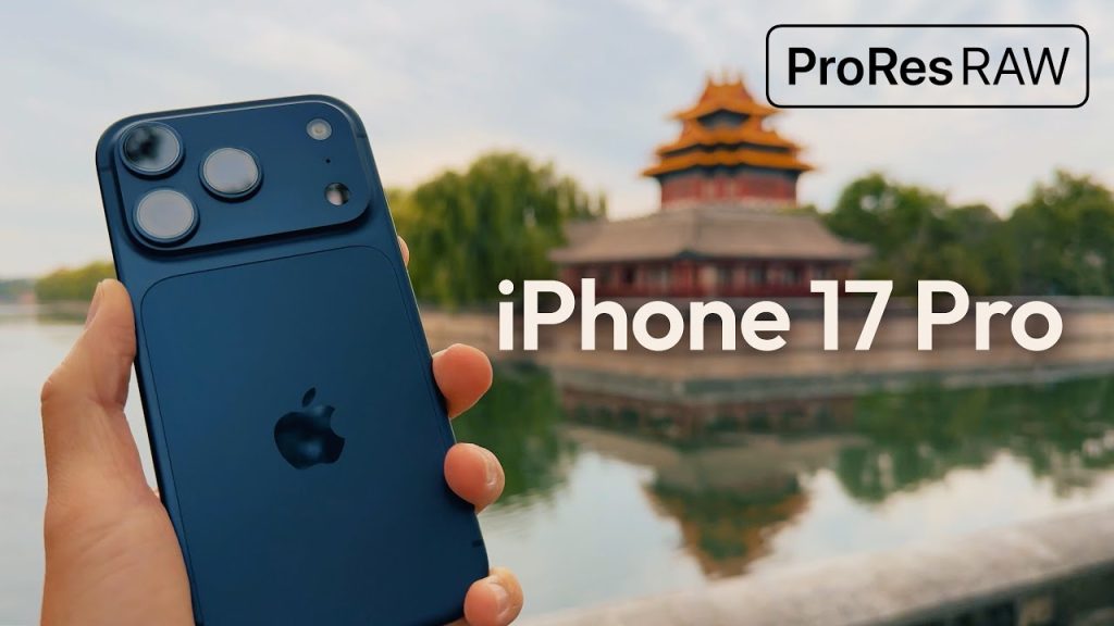 Filmare ProRes Log iPhone 17 Pro solicita procesorul 