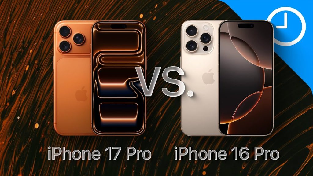diferenta iPhone 17 Pro vs 16 Pro