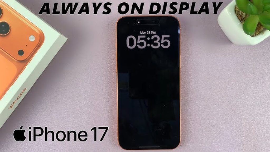 ecranul display iphone 17 pro