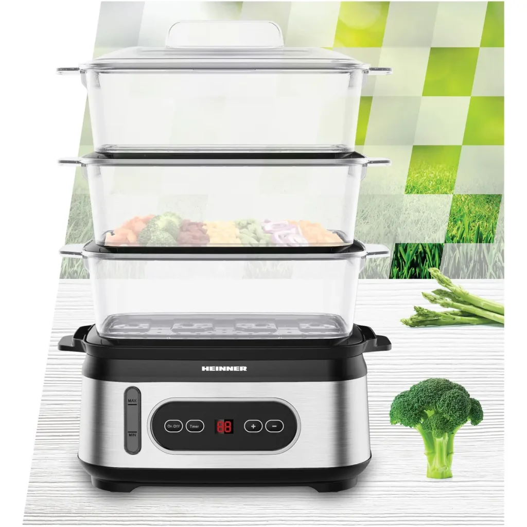 Aparat de gatit cu aburi Heinner HSA-D950SS