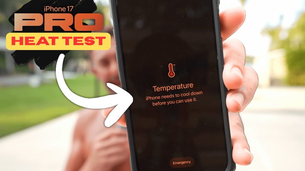 Titan grad 5 iphone 17 pro heat