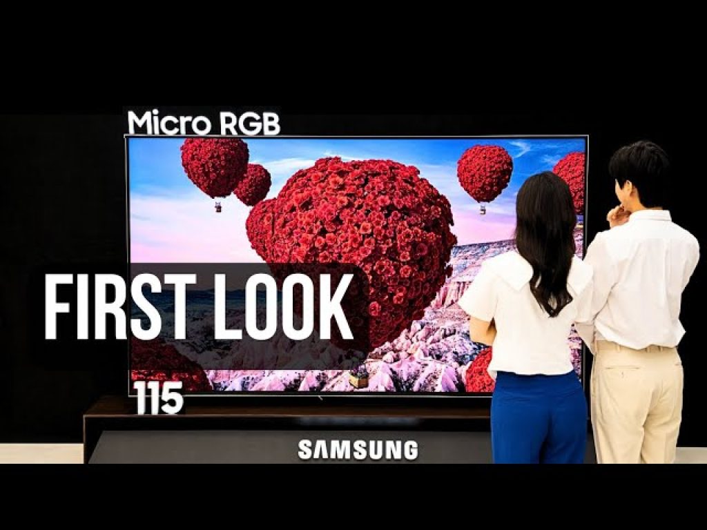 Samsung Micro RGB lansare