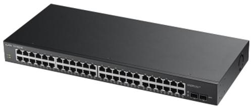 Switch ZyXEL GS1900-48, 48 porturi Gigabit, 2 porturi SFP, Web Managed, Rackmount, IPV6