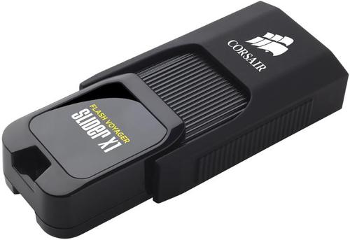Stick USB Corsair Voyager Slider X1, 16GB, USB 3.0 (Negru)