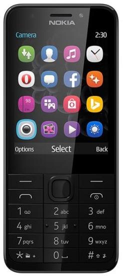 Telefon Mobil Nokia 230, TFT 2.8inch, 2MP, Dual Sim (Gri) image1