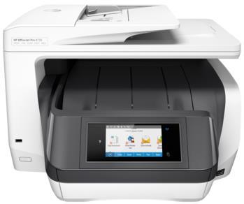 Multifunctional HP Officejet Pro 8730 e-All-in-One, inkjet, Fax, A4, 24 ppm, Duplex, ADF, Retea, Wireless poza 2021