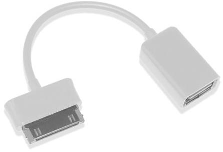 Adaptor USB Host 30-Pin OEM GSM0530 pentru tablete Samsung Tab (Alb) title=Adaptor USB Host 30-Pin OEM GSM0530 pentru tablete Samsung Tab (Alb)