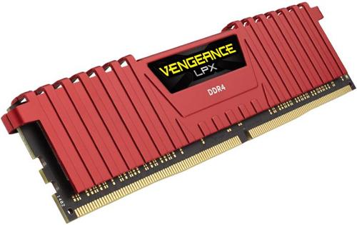 Memorie Corsair Vengeance LPX Red DDR4, 1x8GB, 2666 MHz, CL 16