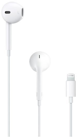 Casti Stereo Apple EarPods MMTN2ZM/A, conector Lightning, blister (Albe) Apple imagine noua idaho.ro