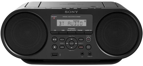 Micro Sistem Sony ZSRS60BT, CD/MP3 Player, Radio AM/FM (Negru)