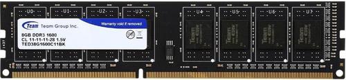 Memorie RAM DDR3 Team Group Team Elite 1x8GB, 1600 MHz, CL 11 evomag.ro imagine noua idaho.ro