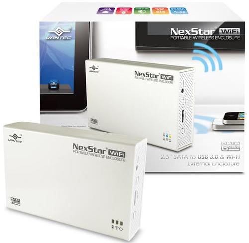 HDD Rack Vantec NextStar NST-260WS3, USB 3.0, Wireless (Alb)