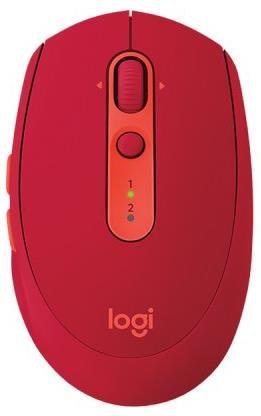 Mouse optic Logitech M590, Wireless, Bluetooth (Rosu) imagine evomag.ro 2021