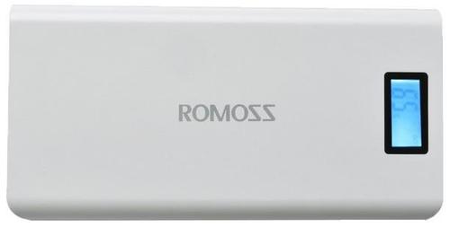Acumulator extern Romoss Solo 6 Plus, 16000 mAh, Dual USB, LED Display (Alb) imagine noua