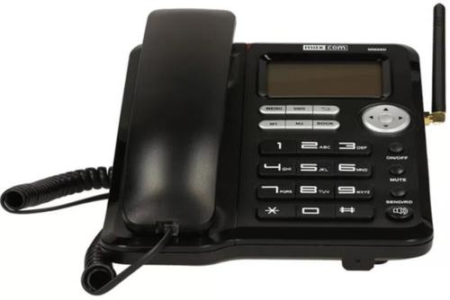 Telefon fix MaxCom Comfort MM29D, 3G (Negru) imagine evomag.ro 2021