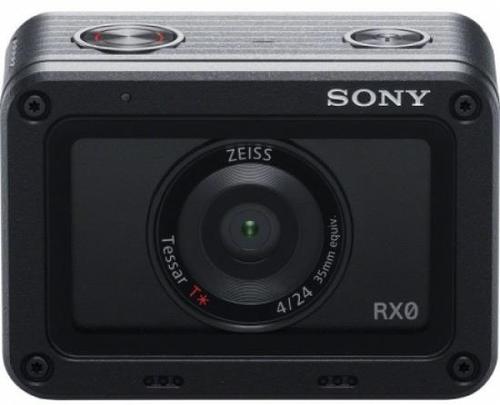 Camera video actiune Sony DSC-RX0, 15.3 MP, 24mm ZEISS F4.0, Wi-Fi, IP68 (Negru)