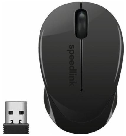 Mouse Wireless Speedlink Beenie, 1200 DPI (Negru)