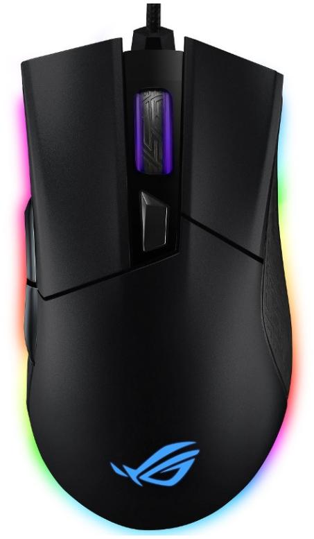 Mouse Gaming Optic ASUS ROG Gladius II Origin, 12000 DPI, USB (Negru)