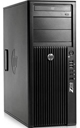 Calculator Sistem PC Refurbished HP Z210 Tower (Procesor Intel® Xeon™ E3-1240 (8M Cache, up to 3.70 GHz), Sandy Bridge, 4GB, 500GB HDD@7200RPM, nVidia Quadro NVS 300, Win10 Pro, Negru)