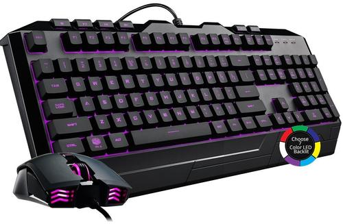 Kit Tastatura si Mouse Gaming Cooler Master Devastator 3, Iluminare RGB LED, 2400 DPI (Negru)