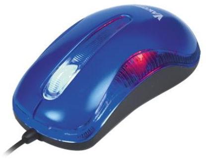 Mouse Optic VAKOSS TM-420UB, USB, 1200 DPI (Albastru)