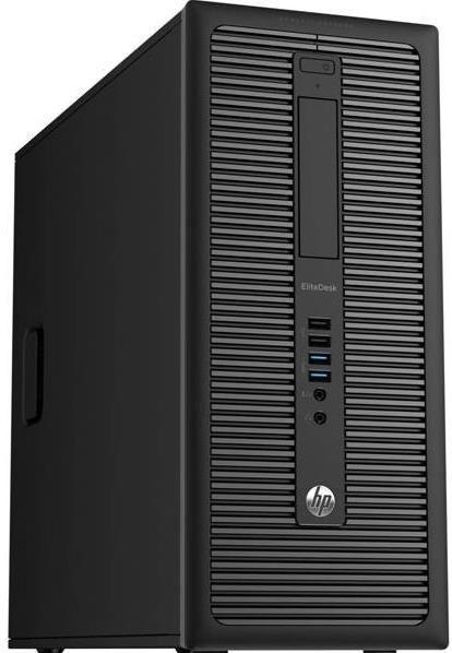 Calculator Sistem PC Refurbished HP EliteDesk 800 G1 Tower (Procesor Intel® Core™ i7-4770 (8M Cache, up to 3.90 GHz), 32GB, 128GB SSD, DVD-RW, AMD Radeon R5 230 Saphire@1GB, Win10 Pro, Negru)