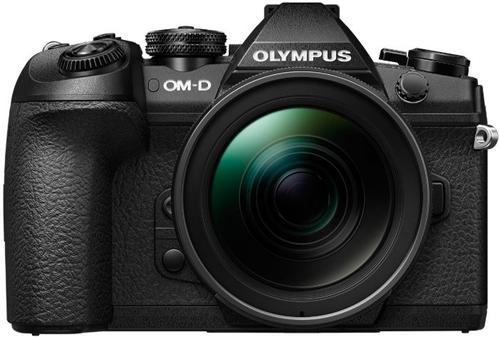 Aparat Foto Mirrorless Olympus E-M1 MARK II Body, 20.4 MP, Filmare 4K, WI-FI + Obiectiv EZ-M1240PRO (Negru) imagine 2021