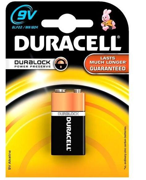 Baterie alcalina Duracell Duralock, 9V