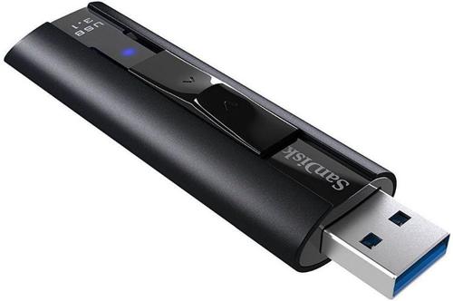 Stick USB SanDisk Extreme Pro, 256GB, USB 3.1 (Negru) 