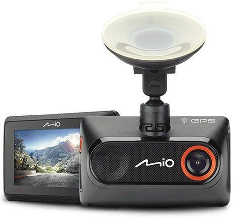 Camera Auto Mio MiVue 786 WiFi, Full HD, Ecran LCD 2.7inch, GPS, Wi-Fi (Negru)