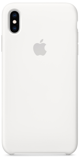 Protectie Spate Apple Silicone Case White MRWF2ZM/A pentru iPhone XS Max (Alb)