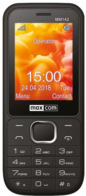 Telefon Mobil MaxCom MM142, 2.4inch, VGA, Dual SIM, 2G (Negru) evomag.ro imagine noua idaho.ro
