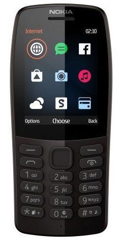 Telefon mobil NOKIA 210 (2019), Ecran 2.4inch, VGA, 2G, Dual Sim (Negru)