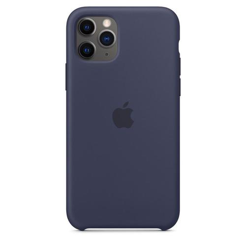 Protectie Spate Apple MWYJ2ZM/A pentru Apple iPhone 11 Pro, Silicon (Albastru)