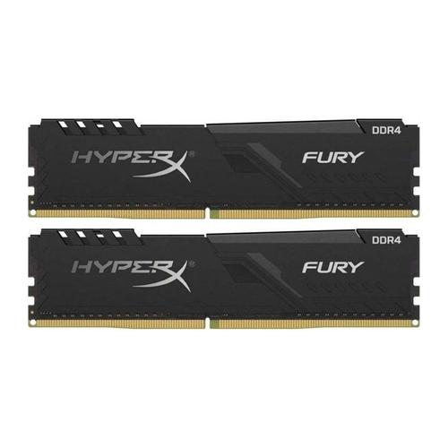 Memorii Kingston HyperX Fury Black 16GB(2x8GB), DDR4, 3200MHz, CL16, Dual Channel