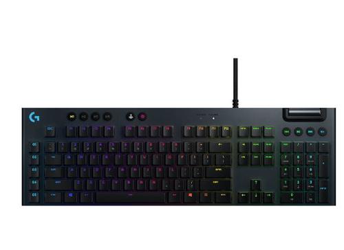 Tastatura Gaming Mecanica Logitech G815, Lightsync RGB Clicky, USB (Negru)