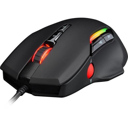 Mouse Gaming Inter-Tech GT-200, iluminare RGB, USB (Negru)