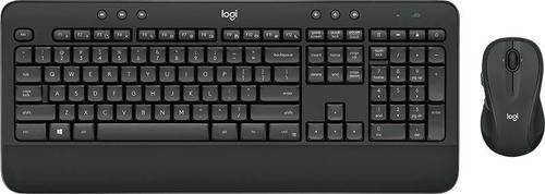 Kit Logitech MK545, tastatura + mouse wireless, USB (Negru) imagine