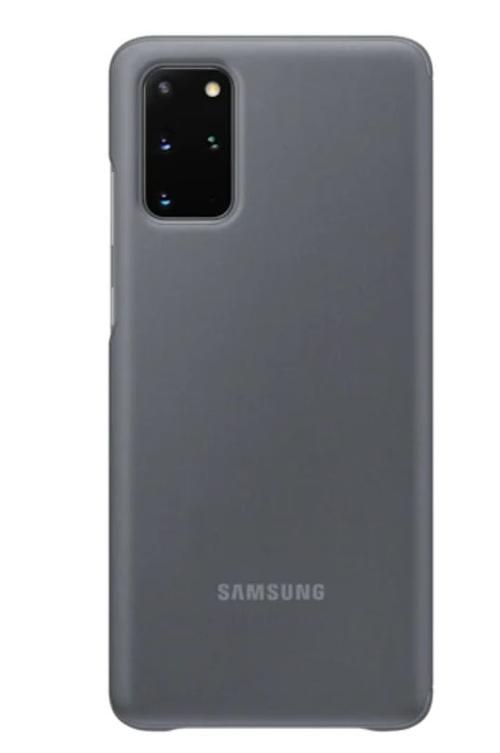 Husa Clear View Samsung EF-ZG985CJEGEUpentru Samsung Galaxy S20 Plus (Gri)