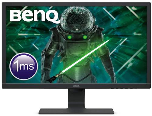 Monitor Gaming TN LED BenQ 24inch GL2480E, Full HD (1920 x 1080), VGA, DVI, HDMI, 75 Hz, 1 ms (Negru)