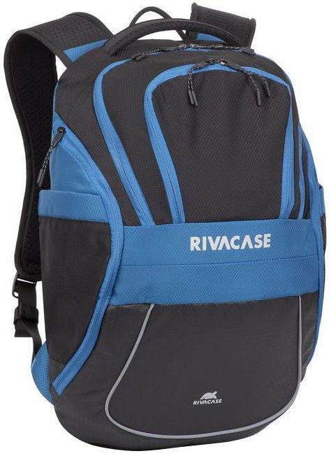 Rucsac laptop RivaCase Sport 5265, 17.3inch (Negru/Albastru)