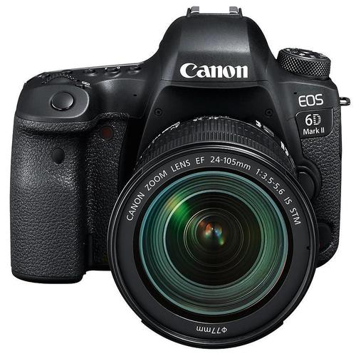 Aparat Foto D-SLR Canon EOS 6D Mark II, 26.2 MP + obiectiv EF 24-105mm 3.5-5.6 IS STM (Negru) 