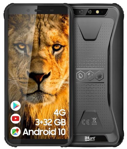 Telefon mobil iHunt S60 Discovery Plus 2021, Procesor 1.5 GHz, Ecran IPS 5.5inch, 3 GB RAM, 32 GB ROM, 4G, Android, Dual SIM (Negru)