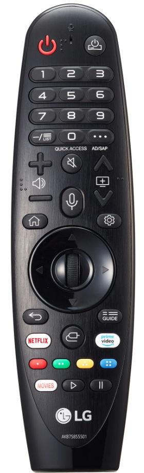 Telecomanda LG Magic Remote AN-MR20GA, Netflix, Prime Video, Magic Zoom, Compatibila cu modelele 2020 (Negru) imagine noua