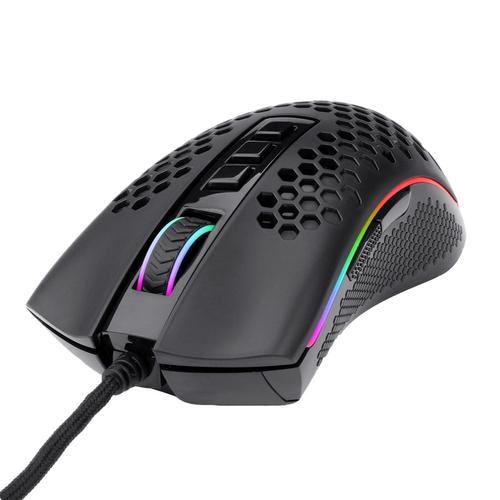 Mouse Gaming Redragon Storm, USB, iluminare RGB (Negru)