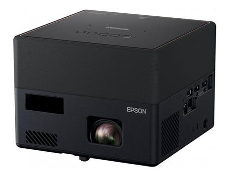 Videoproiector Epson EF-12, 1000 Lumeni, 3LCD, Full HD, Contrast 2.500.000:1, USB, HDMI, Android TV (Negru) Epson imagine noua tecomm.ro